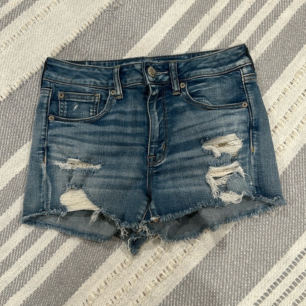 American Eagle next level stretch jean shorts women’s size 6